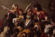 Bernardo Strozzi The Healing of Tobit oil painting on canvas